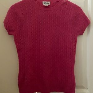 vintage LILLY PULITZER cashmere sweater shirt size xs